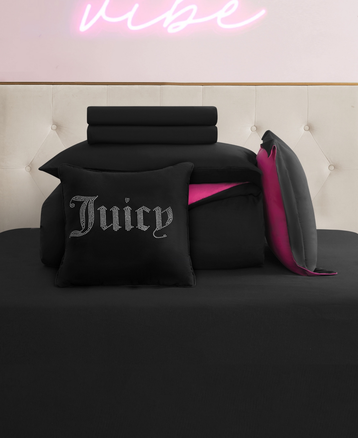 Juicy Couture Alexis 6-pc. Comforter Set, Twin In Hot Pink