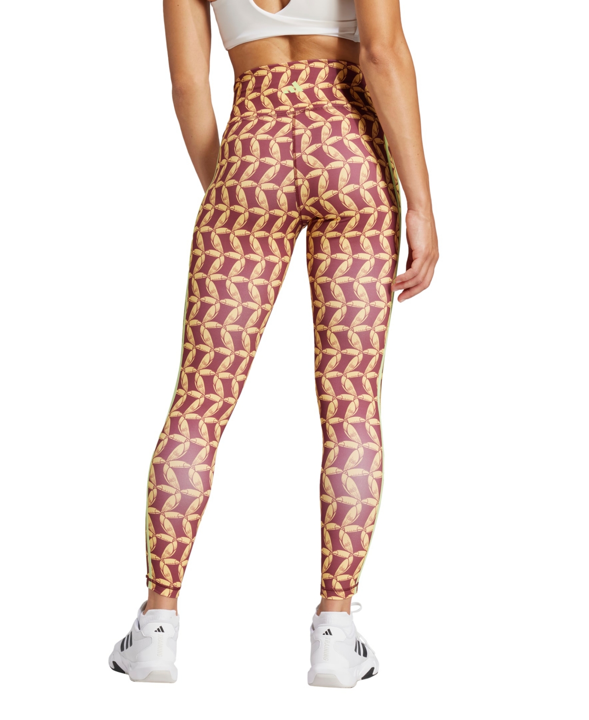 Adidas Originals Women's X Farm 7/8 Training Leggings In Semi Spark,shadow Red