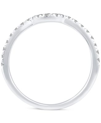 Diamond Pear Shaped Cluster Bridal Set (1 ct. t.w) in 14k White Gold