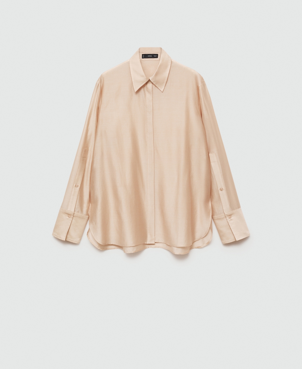 Mango Women's Satin Lyocell Shirt