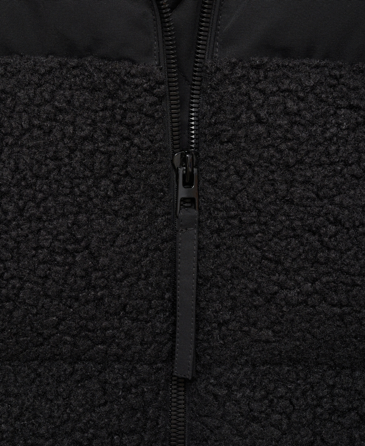 Mango Women's Boucle Panels Quilted Anorak