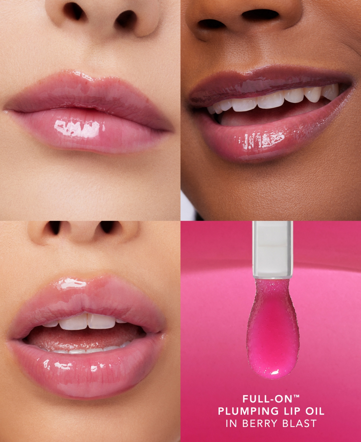Buxom Cosmetics Full-on Plumping Lip Oil In Berry Blast