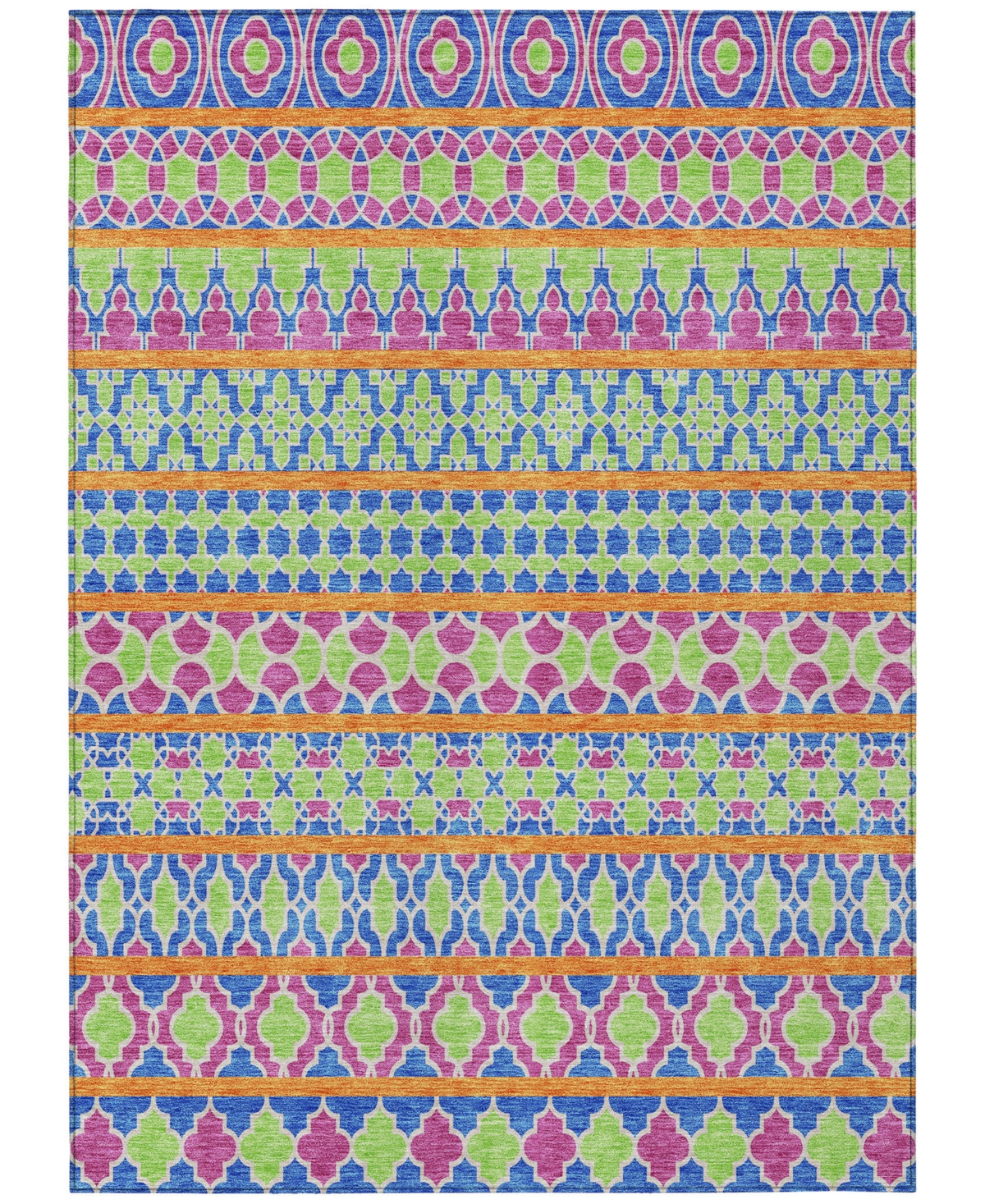 Addison Chantille Acn726 8'x10' Area Rug In Rose