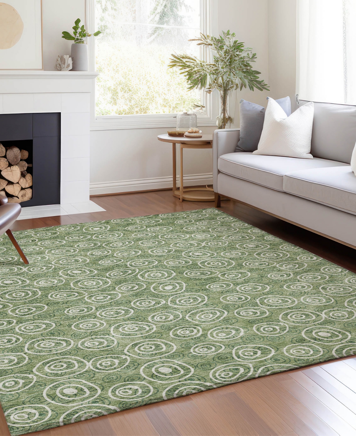Addison Chantille Acn728 9'x12' Area Rug In Green