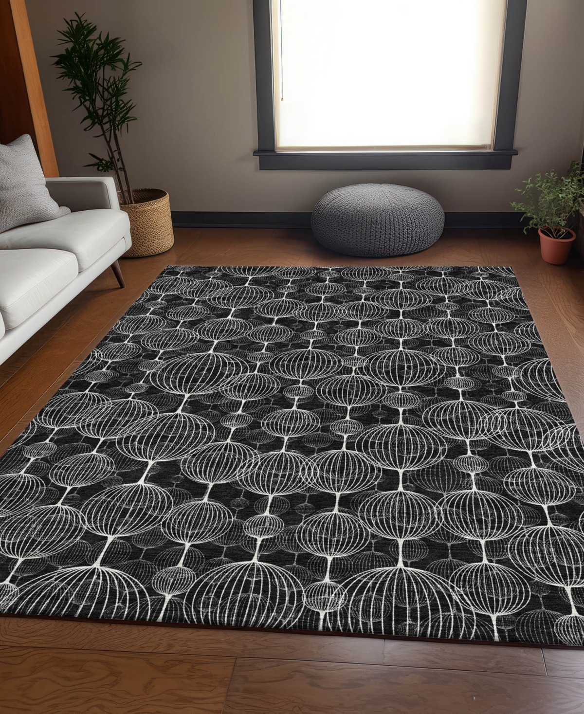 Addison Chantille Acn732 3'x5' Area Rug In Black