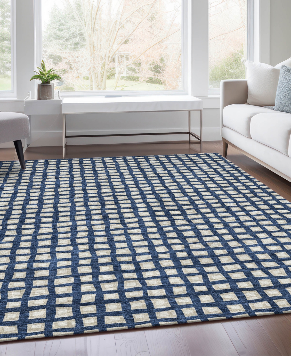 Addison Chantille Acn727 5'x7'6" Area Rug In Blue