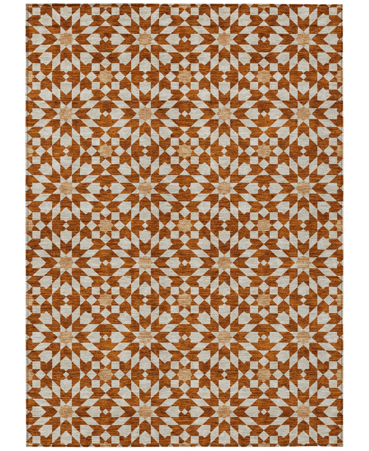 Addison Chantille Acn734 8'x10' Area Rug In Paprika
