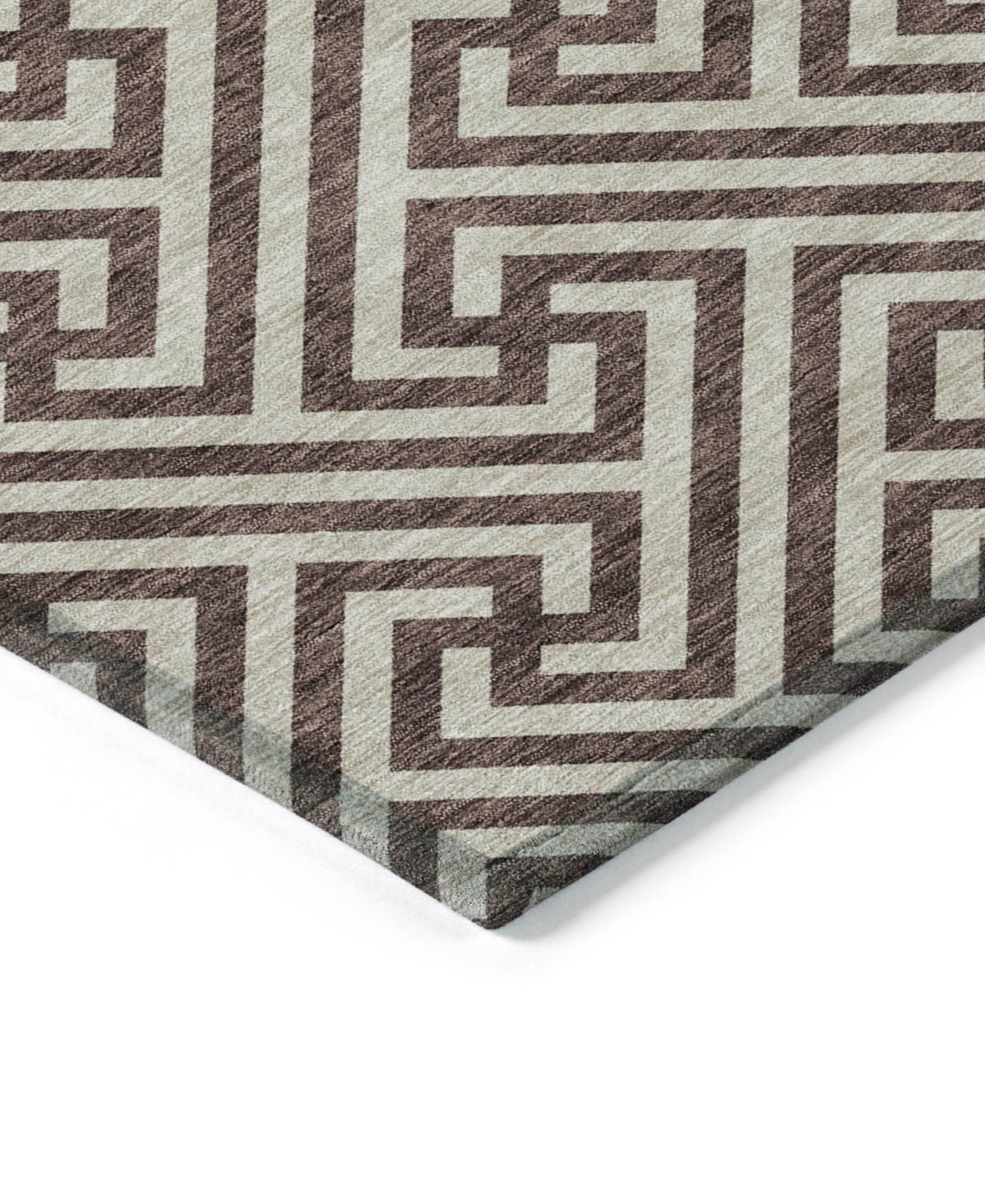 Addison Chantille Acn731 2'3"x7'6" Runner Area Rug In Brown