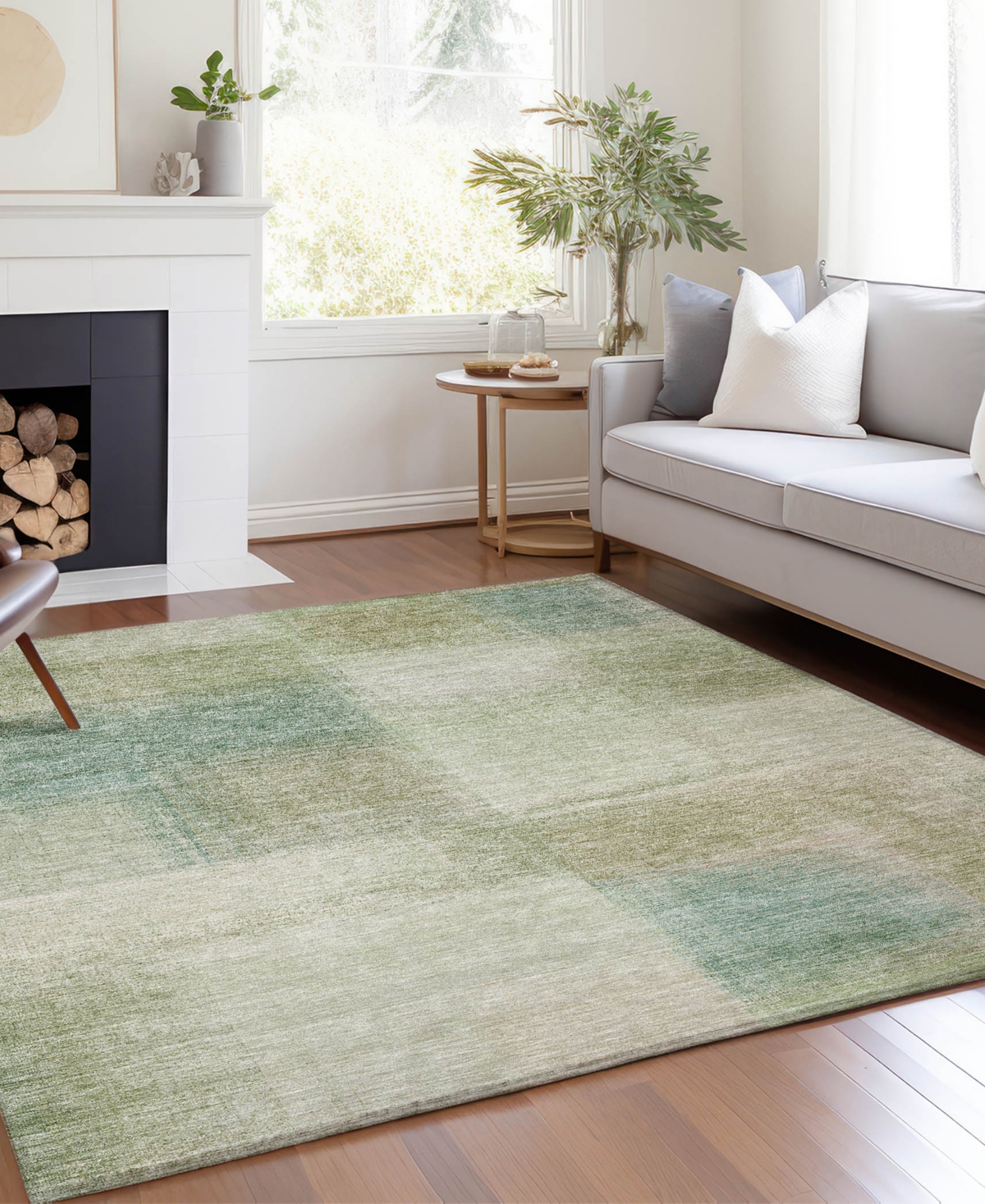 Addison Chantille Acn742 3'x5' Area Rug In Sage