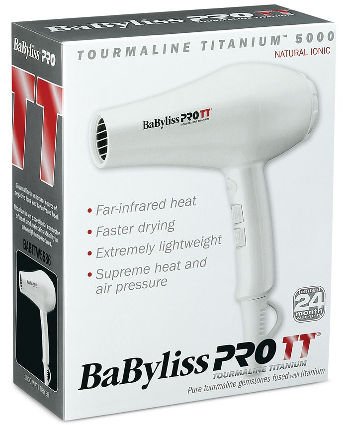 Babyliss pro tourmaline titanium clearance