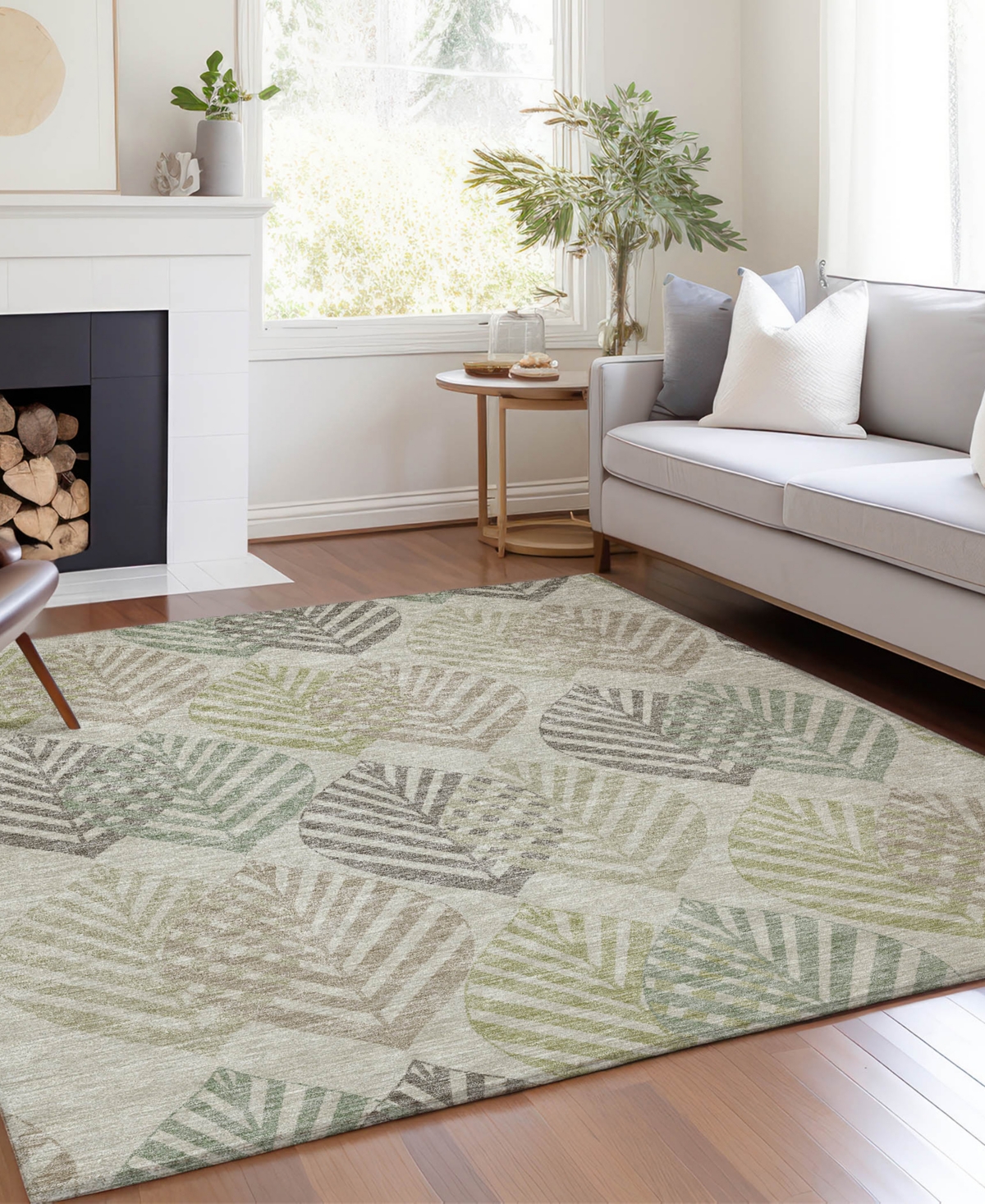 Addison Chantille Acn744 8'x10' Area Rug In Taupe