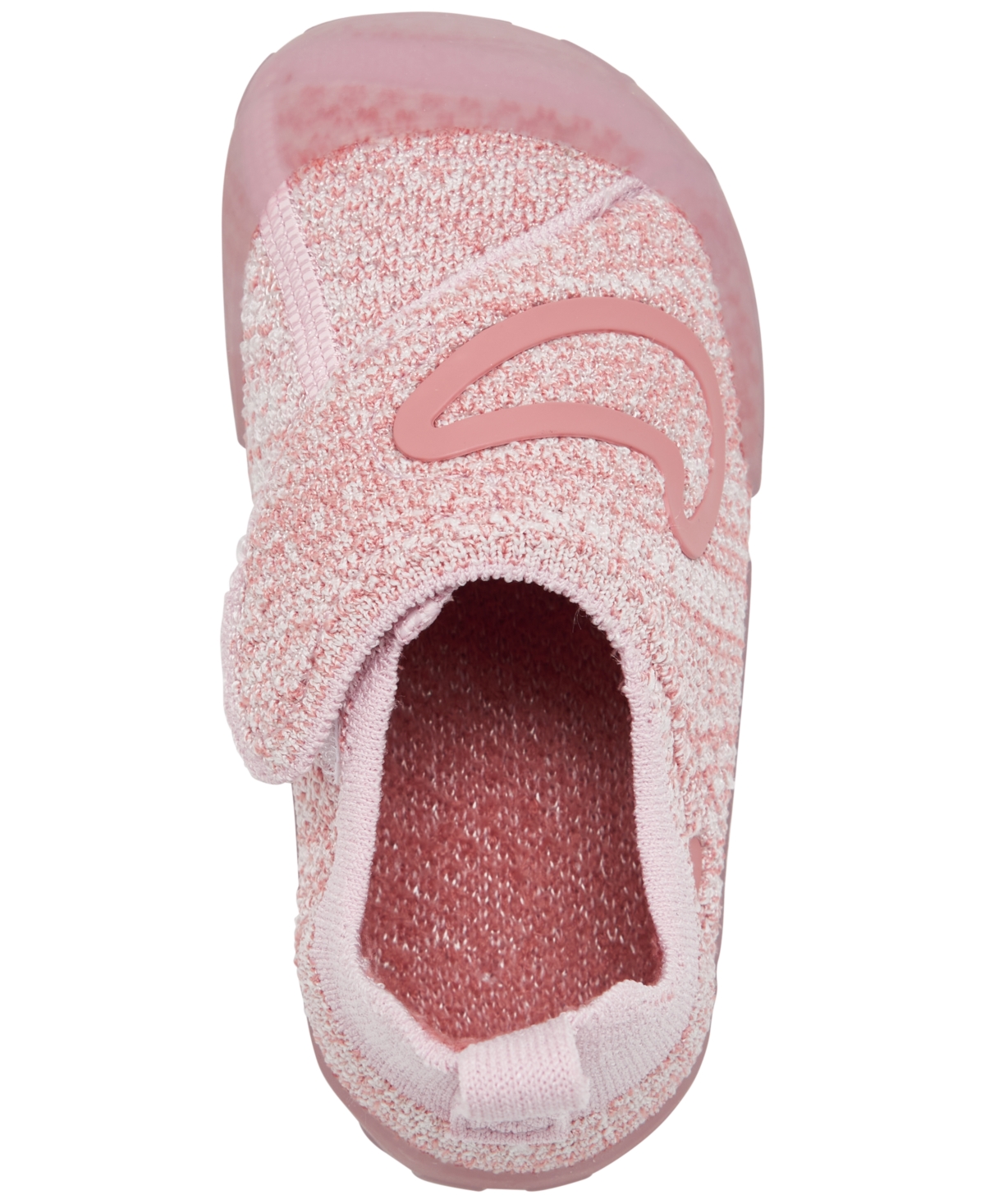 Nike Infant Swoosh 1 Crib Booties From Finish Line In Pink Foam,red Star