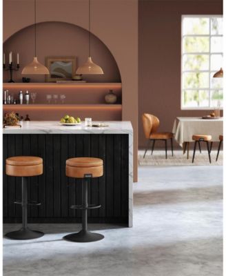 360° Swivel Bar Stool Height Adjustable Barstool with Built-In Storage for Modern Convenience
