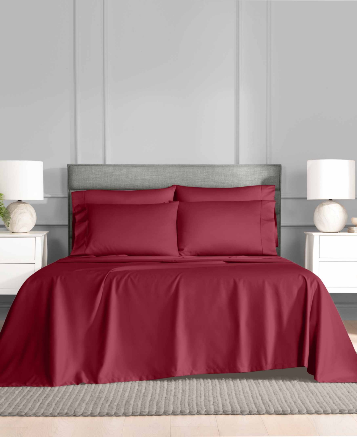 Fairfield Square Collection Brookline 1400 Thread Count 6 Pc. Set, King, Exclusively at Macy's