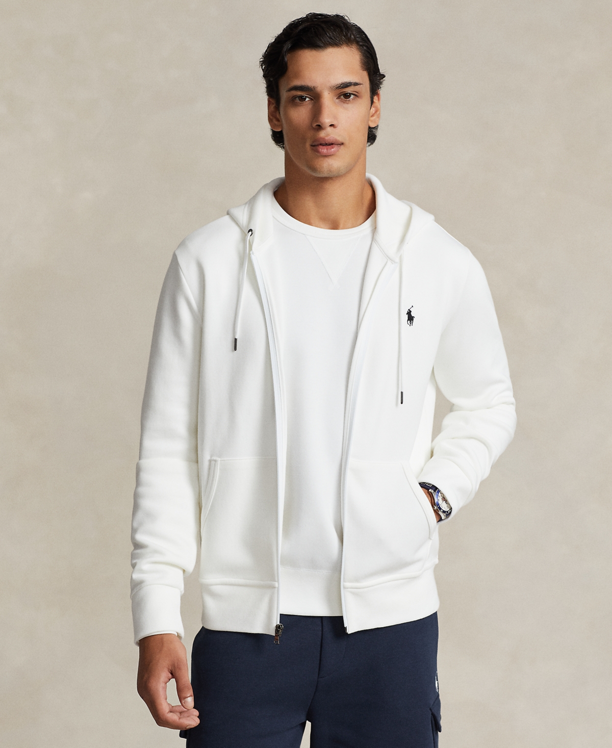 Polo Ralph Lauren Men's Double-Knit Full-Zip Hoodie