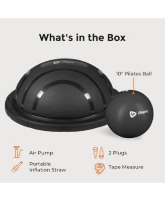 Half Balance Ball Trainer – Stability Ball for Full Body Workout, Exercise & Physical Therapy