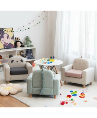 Kids Sofa with Armrest and Thick Cushion