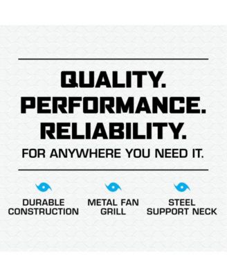 Classic 16 Inch 90 Degree Oscillating 3 Speed Wall Mounted Fan, White