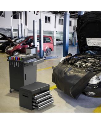 5-Drawer Rolling Tool Chest Cabinet Metal Tool Storage Box Lockable with Wheels