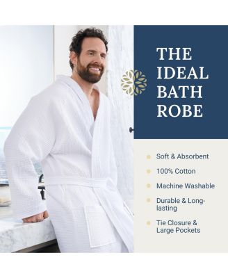 Velour Kimono Bathrobe 100% Cotton, Shawl Collar, Spa-Style, Monogram Option, Soft & Luxurious Gift for Men & Women