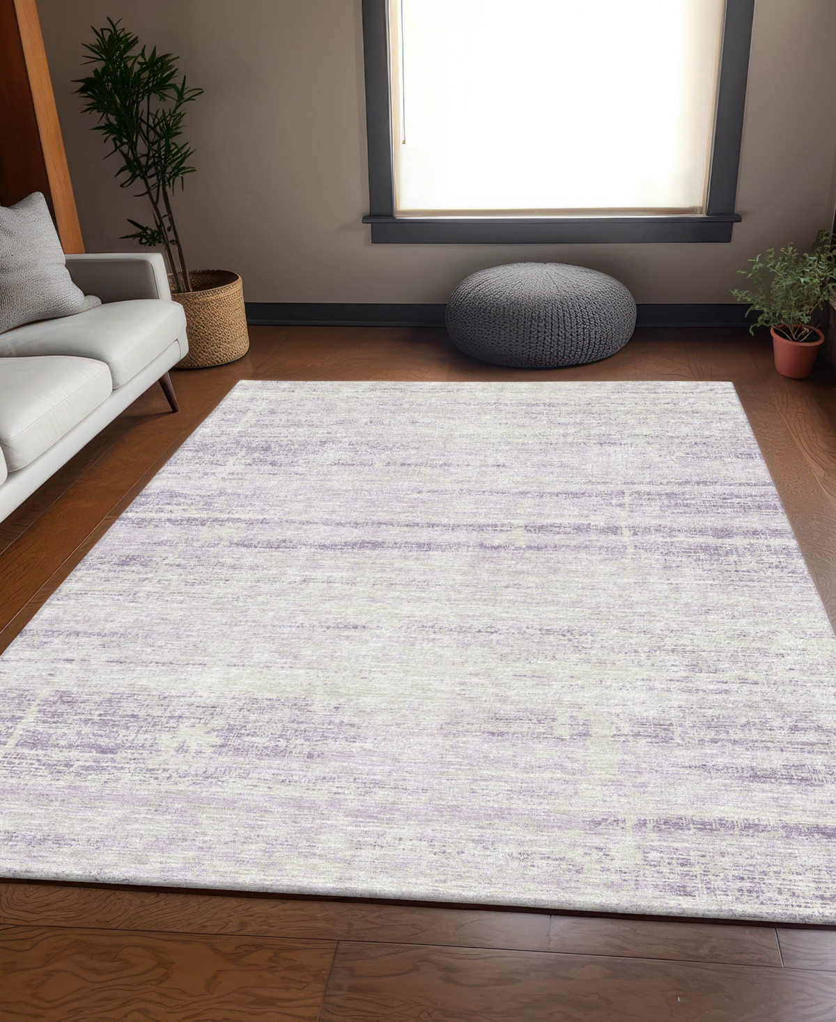 Addison Chantille Acn747 8'x10' Area Rug In Lavender