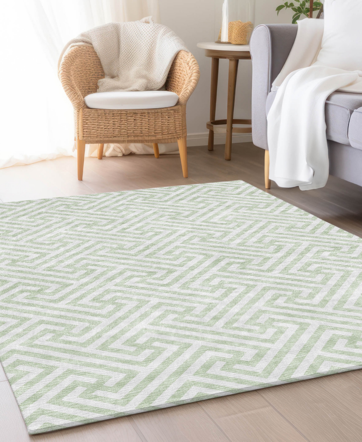 Addison Chantille Acn731 8'x10' Area Rug In Mint