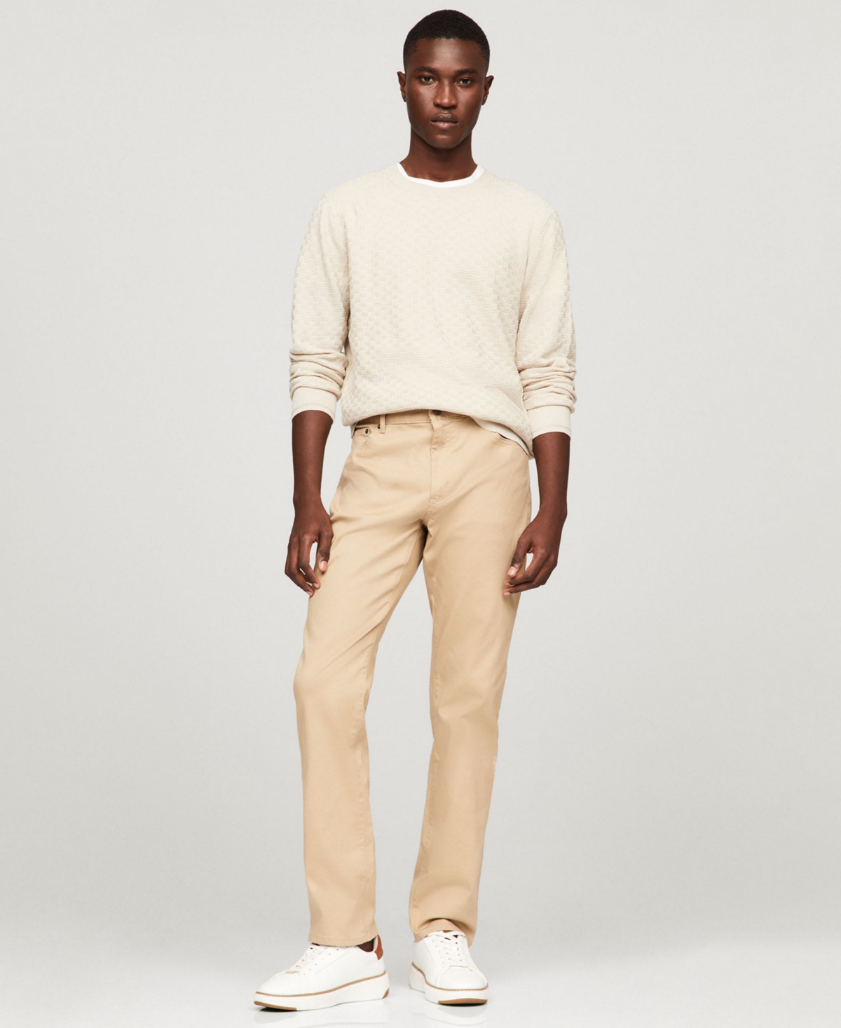 Shop Tommy Hilfiger Men's Denton Five-pocket Pants In Batique Khaki