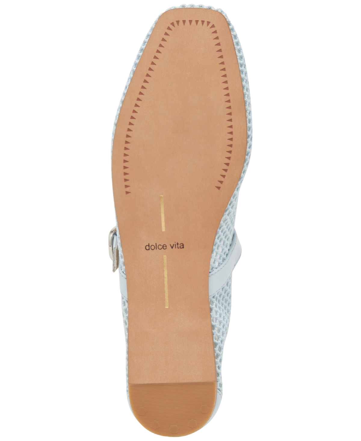 Dolce Vita Rodni Mary Jane Flat In Dusty Blue Mesh