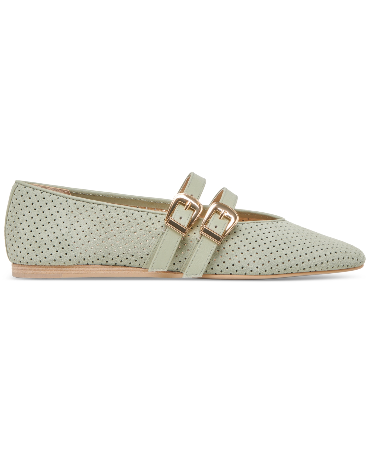 Shop Dolce Vita Women's Baylee Double Strap Mary Jane Flats In Jade