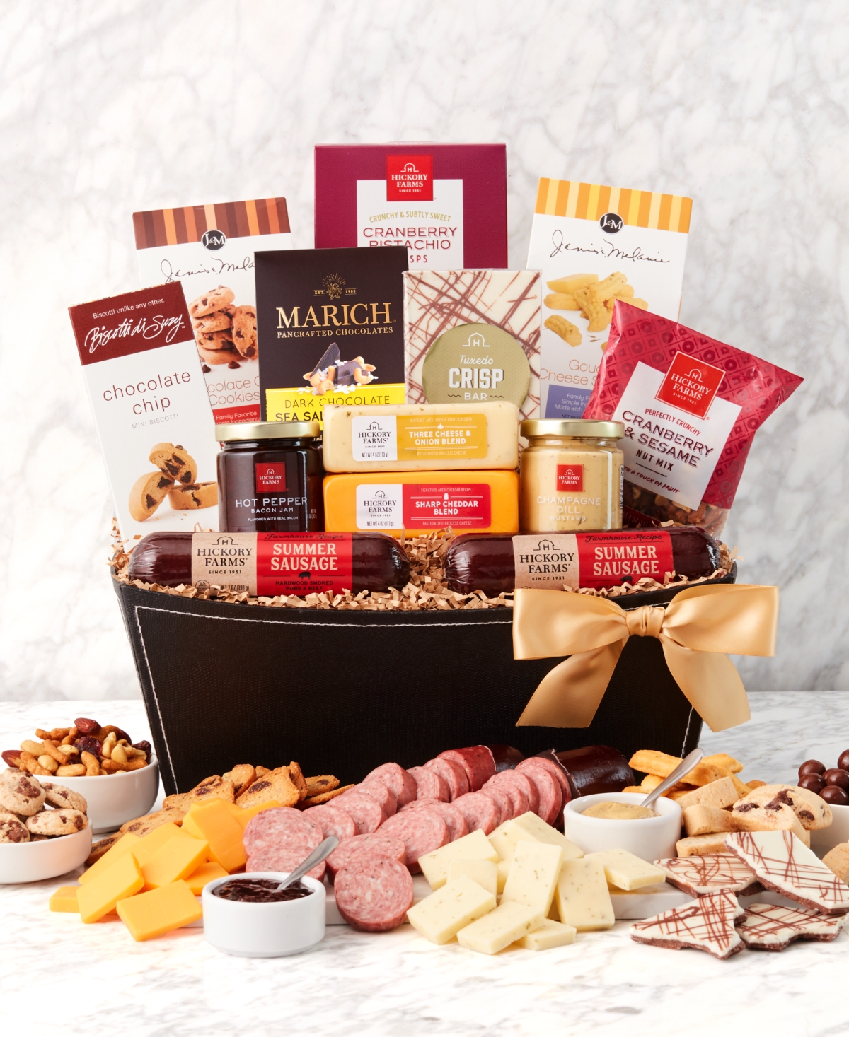 Hickory Farms Ultimate Party Snacks Gift Basket, 13 Piece In No Color