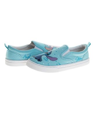 Little and Big Kids Stitch and Angel Girls' Slip On Low Top Canvas Sneakers