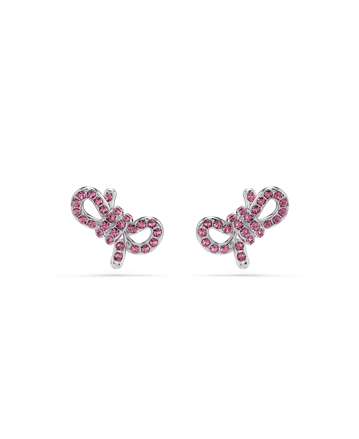 Swarovski Lifelong Bow Ohrstecker In Pink