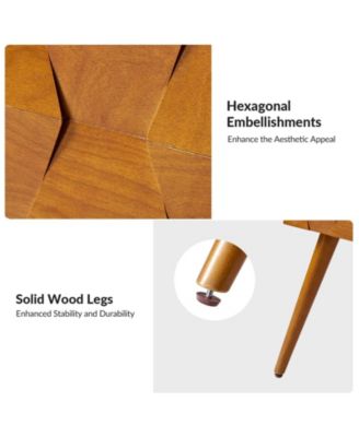 Jacob Mid-Century Modern End Table with Flared Legs