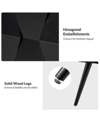 Jacob Mid-Century Modern End Table with Flared Legs