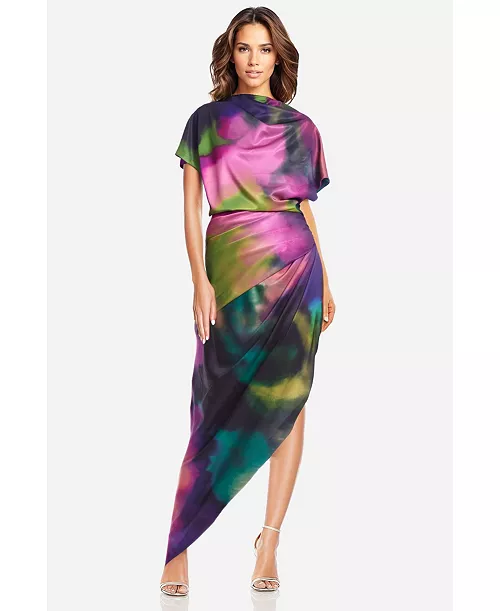 women's the jane asymmetrical midi dress
