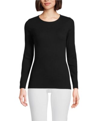 Women's Long Sleeve Micro Rib T-Shirt