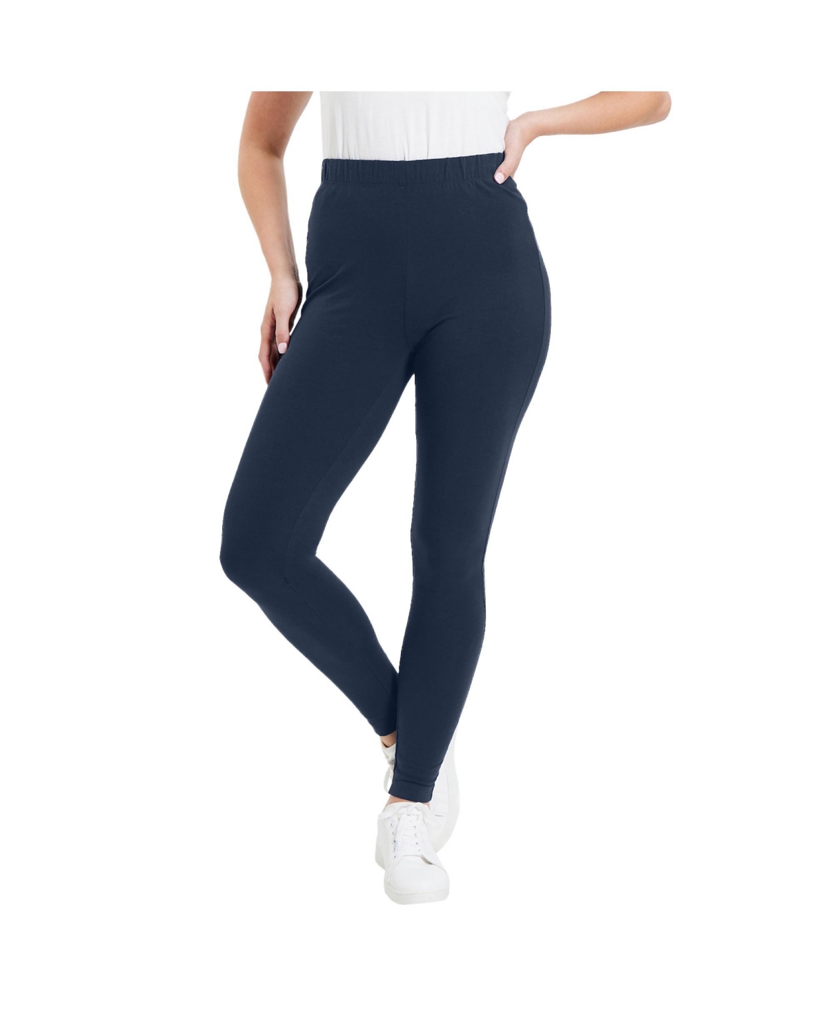 June + Vie Plus Size June + Vie Classic Ankle Legging