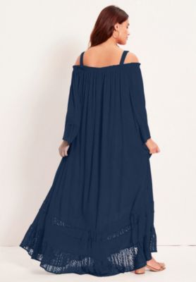 Women's June + Vie Off-The-Shoulder Maxi Dress