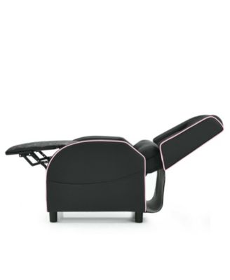 Massage Gaming Recliner Chair with Headrest and Adjustable Backrest for Home Theater