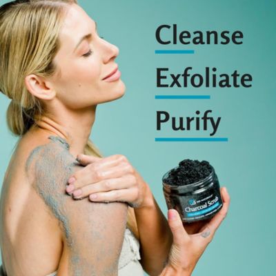 M3 | Charcoal Exfoliating Body Scrub | with Collagen | 12 oz