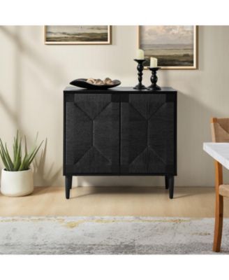 Varasso Transitional 30"Tall 2-Door Accent Cabinet with Adjustable Shelves