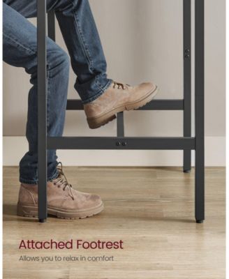 Bar Table – Small High Top Pub Table for Kitchen or Living Room, Sturdy Metal Frame, Perfect for Dining & Parties