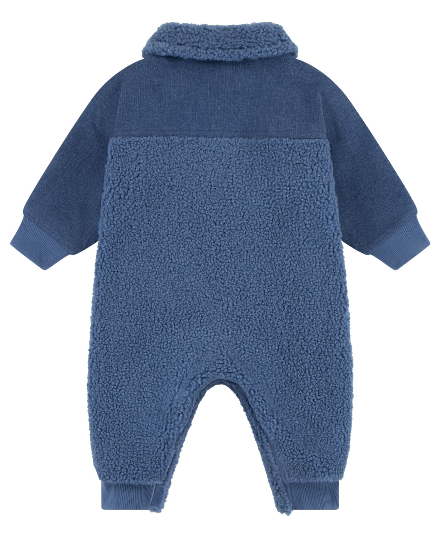 Baby Boys Denim Sherpa Coverall