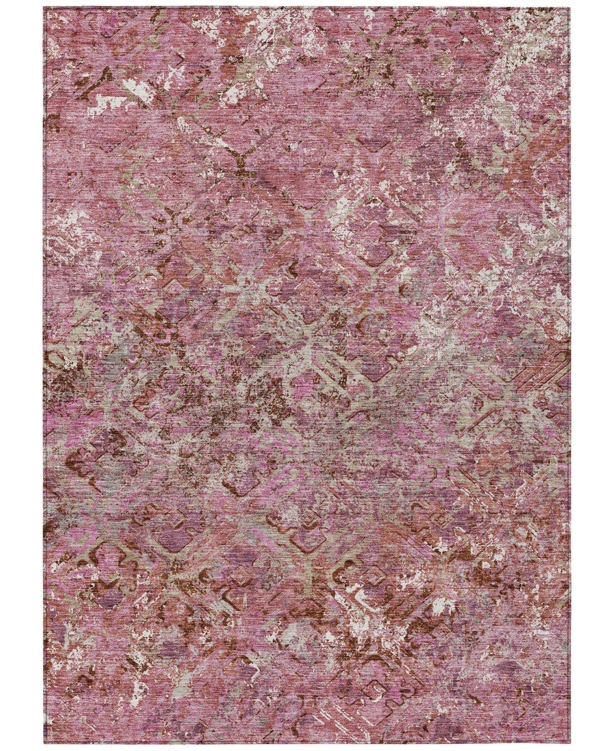 Addison Chantille Acn768 9'x12' Area Rug In Pink