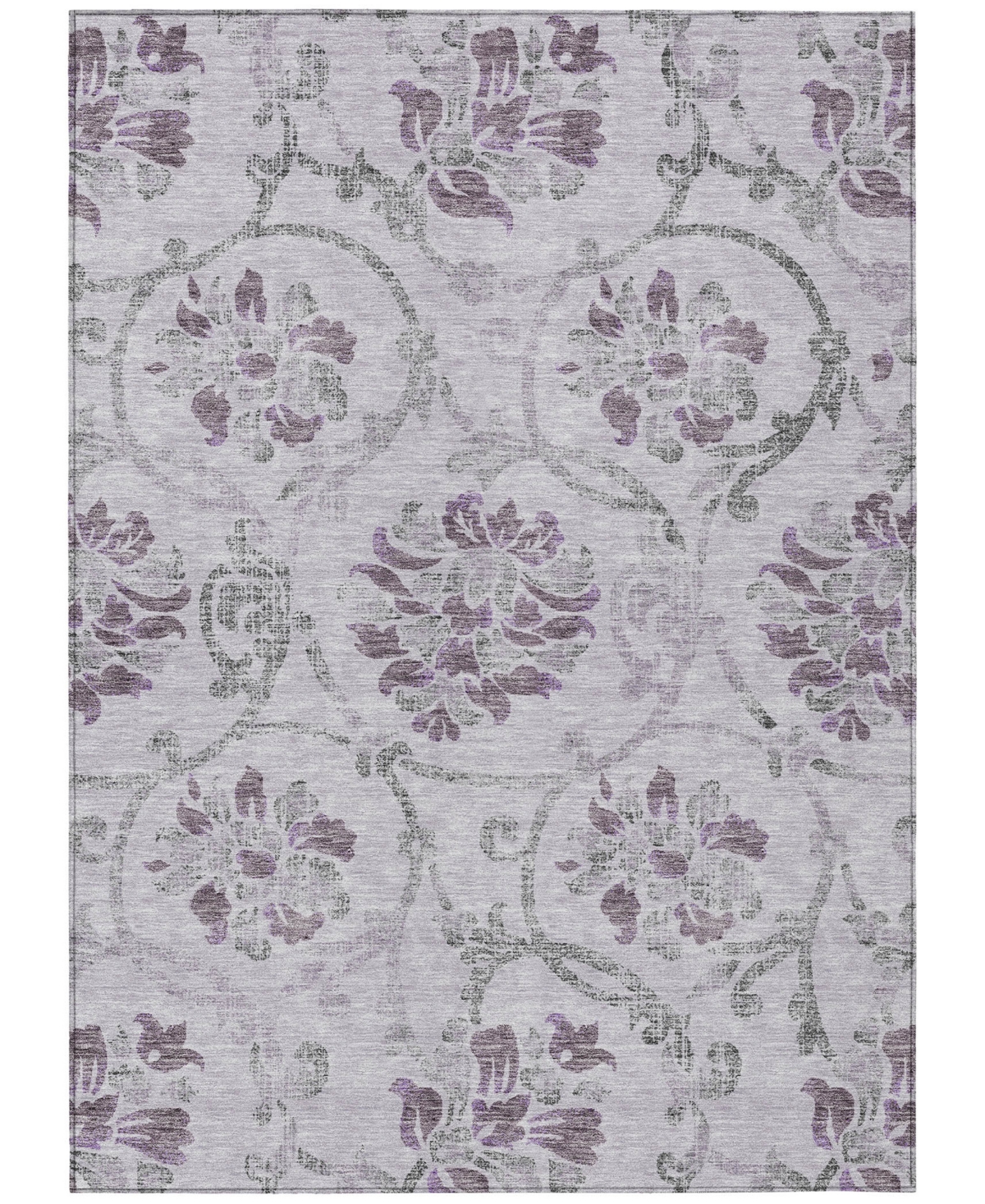 Addison Chantille Acn762 9'x12' Area Rug In Lavender