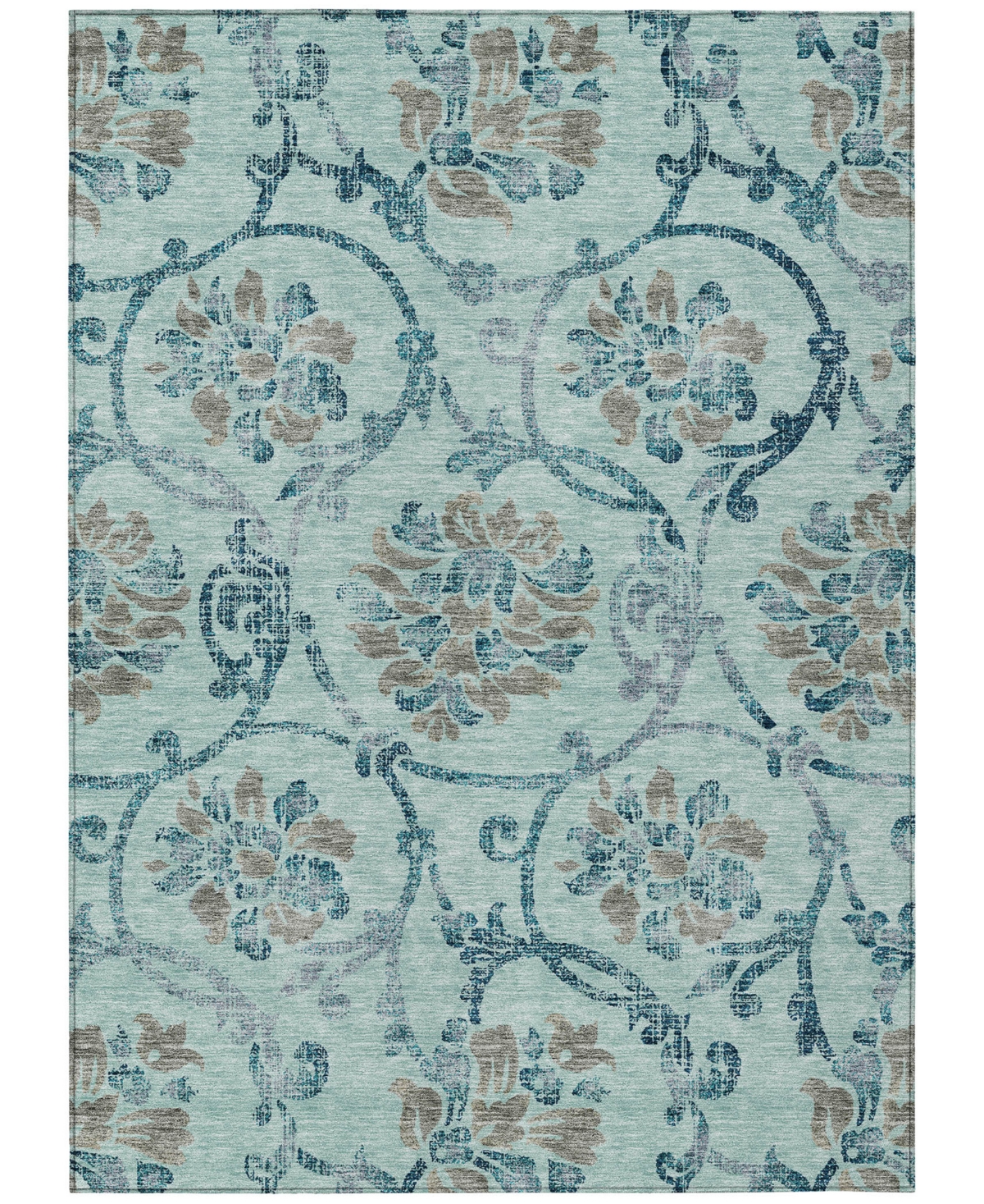 Addison Chantille Acn762 3'x5' Area Rug In Teal