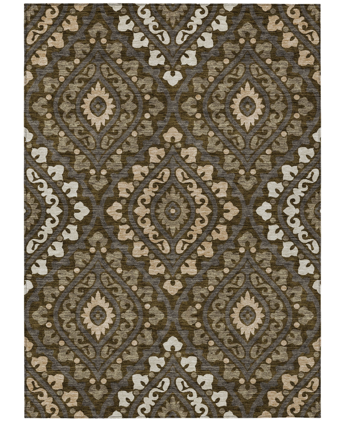 Addison Chantille Acn761 2'6"x3'10" Area Rug In Cocoa