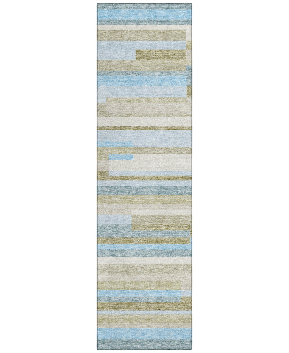 Addison Chantille Acn766 2'3"x7'6" Runner Area Rug In Mist