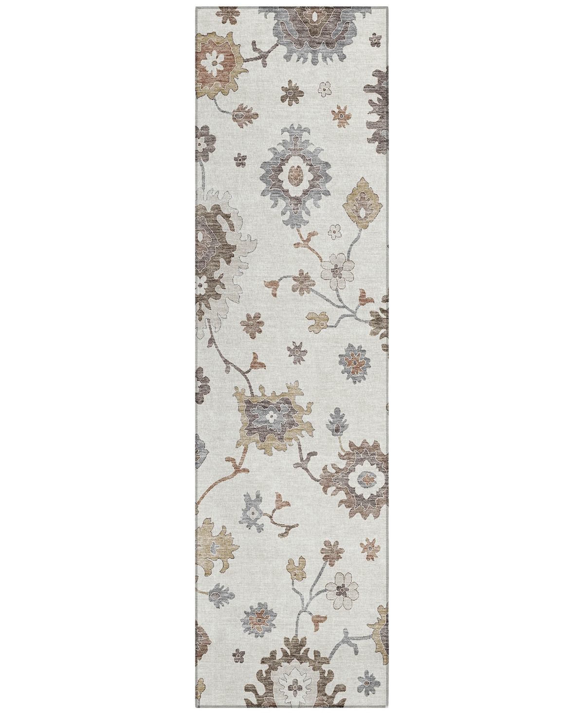 Addison Chantille Acn753 2'3"x7'6" Runner Area Rug In Ivory