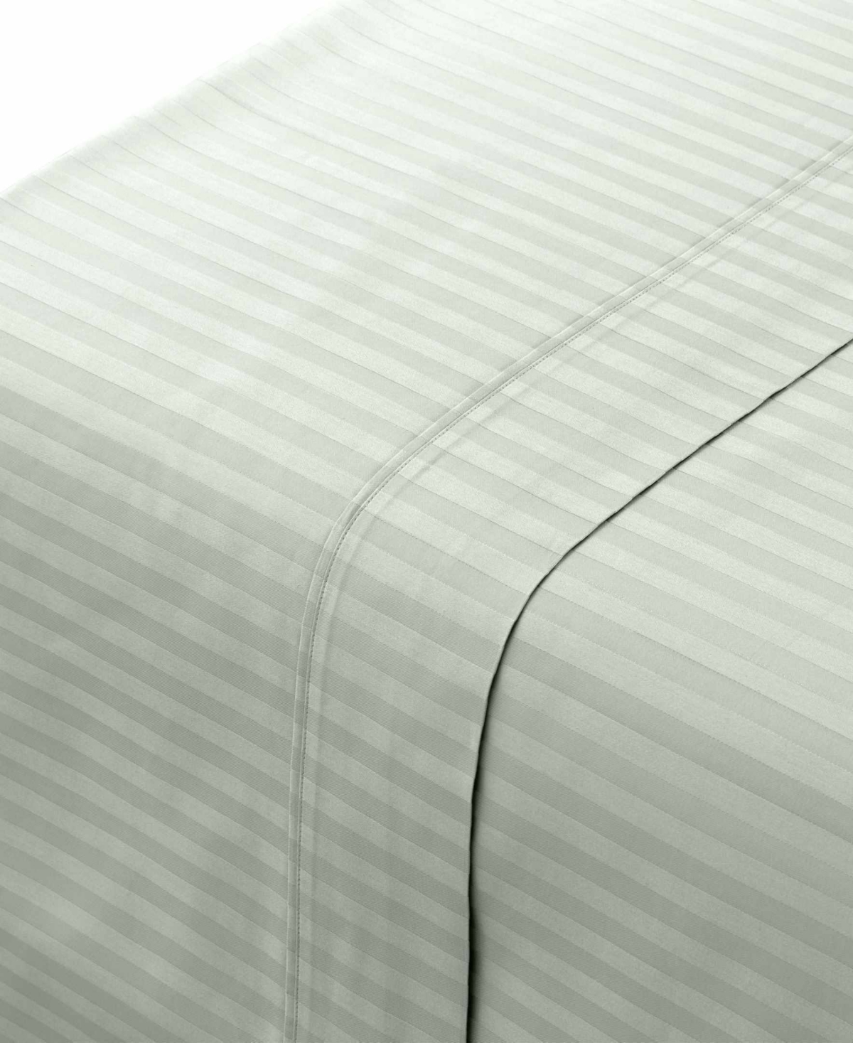 Fairfield Square Collection Brookline 1400 Thread Count 6 Pc. Sheet Set, King, Exclusively At Macy's In Seaglass Stripe